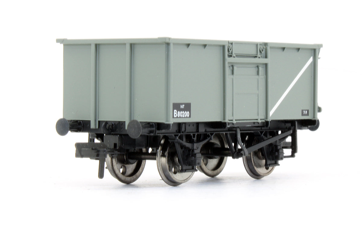 Pre-Owned 37-225B 16 Ton Steel Mineral Wagon BR Grey With Top Flap Doors 'B80200'