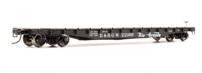 Pre-Owned 920-104110 53' AAR Flat Car Denver & Rio Grande - Road #22099