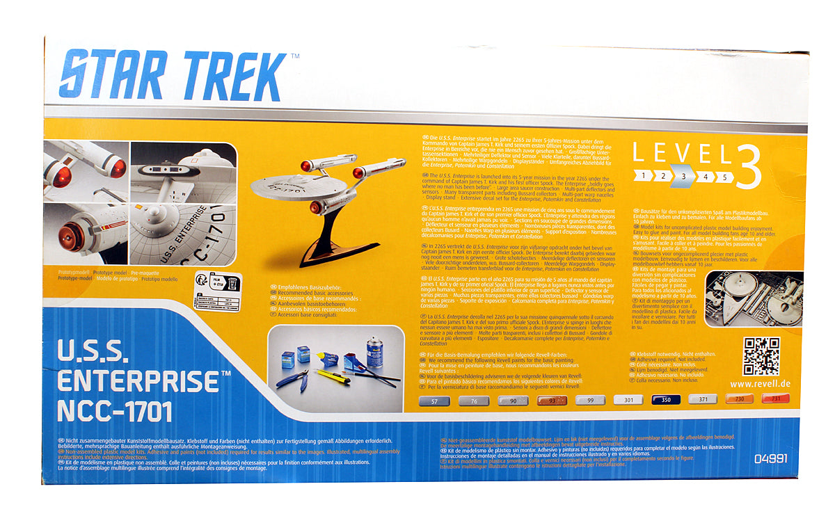 Pre-Owned Star Trek U.S.S Enterprise NCC-1701 (1:600) Model Kit