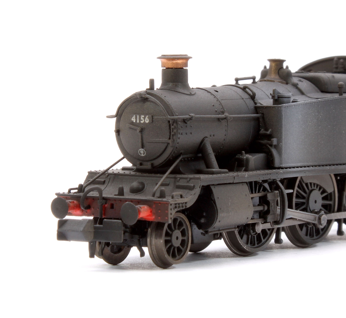 Custom Weathered Class 5101 Large Prairie British Railways BR Black (Late Crest) 2-6-2 Tank Locomotive No.4156