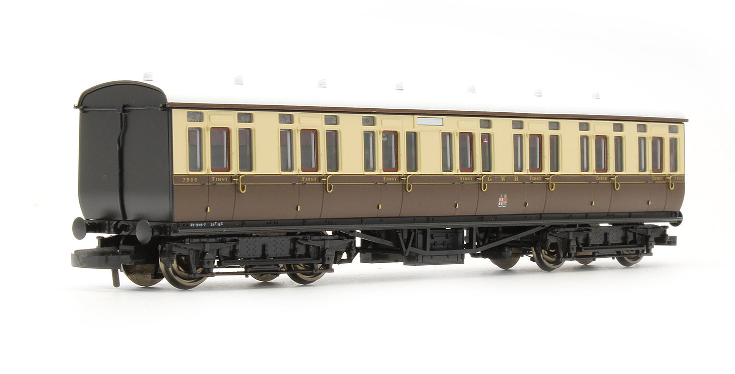 Pre-Owned GWR Toplight Mainline City Twin City Chocolate & Cream Composite 7905 Set 3