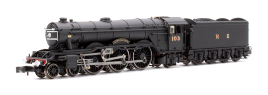 A10 Flying Scotsman 103 Wartime Black NE Steam Locomotive - DCC Fitted