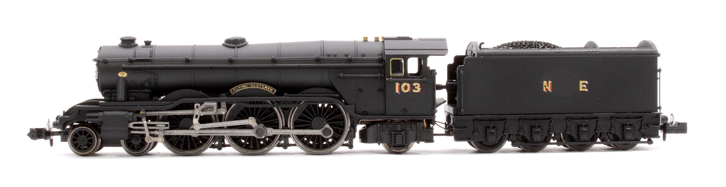 A10 Flying Scotsman 103 Wartime Black NE Steam Locomotive - DCC Fitted