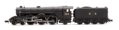 A10 Flying Scotsman 103 Wartime Black NE Steam Locomotive - DCC Fitted