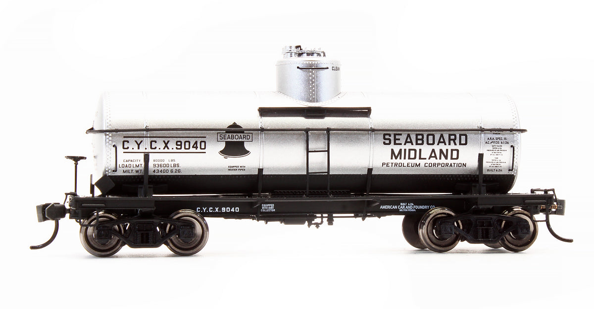 Pre-Owned 920-100311 32' ACF 8,000 Gallon Insulated Tank Car Seaboard Midland Petroleum Corp CYCX - Road #9040