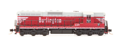 Pre-Owned 4531 SD9 Diesel Locomotive Burlington - Road #329