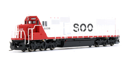 Pre-Owned Dash SD-60 Diesel Locomotive Soo Line - Road #6038