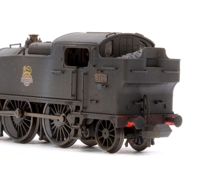 Custom Weathered Class 5101 Large Prairie British Railways BR Black (Early Crest) 2-6-2 Tank Locomotive No.5199