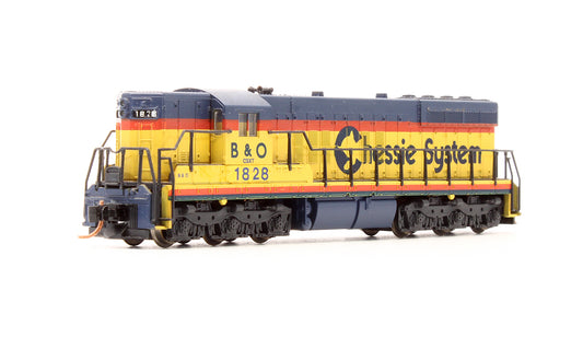 Pre-Owned 4514 SD7 Diesel Locomotive Chessie System - Road #1828 - Renumbered
