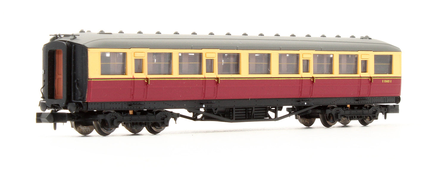 Pre-Owned BR Carmine & Cream Gresley 2nd Class Coach 'E12683E'