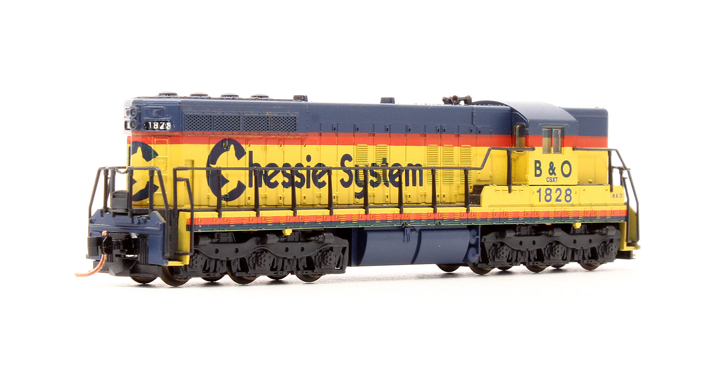 Pre-Owned 4514 SD7 Diesel Locomotive Chessie System - Road #1828 - Renumbered