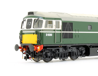 Pre-Owned BR Green Class 33/1 D6580 (Small Yellow Panels) Diesel Locomotive - DCC Fitted