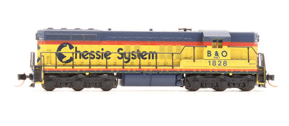 Pre-Owned 4514 SD7 Diesel Locomotive Chessie System - Road #1828 - Renumbered