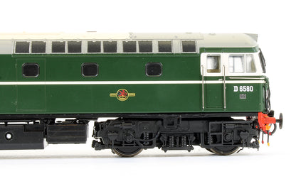 Pre-Owned BR Green Class 33/1 D6580 (Small Yellow Panels) Diesel Locomotive - DCC Fitted