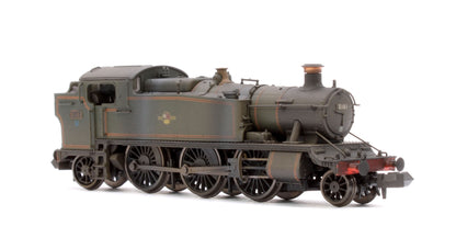 Custom Weathered Class 5101 Large Prairie British Railways BR Lined Green (Late Crest) 2-6-2 Tank Locomotive No.5101