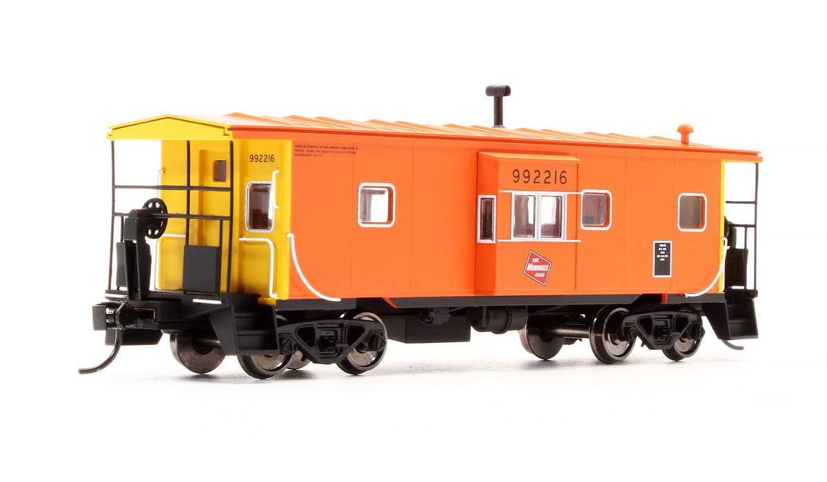 Pre-Owned 920-103303 39' International Steel Bay Window Caboose Milwaukee Road - Road #992216