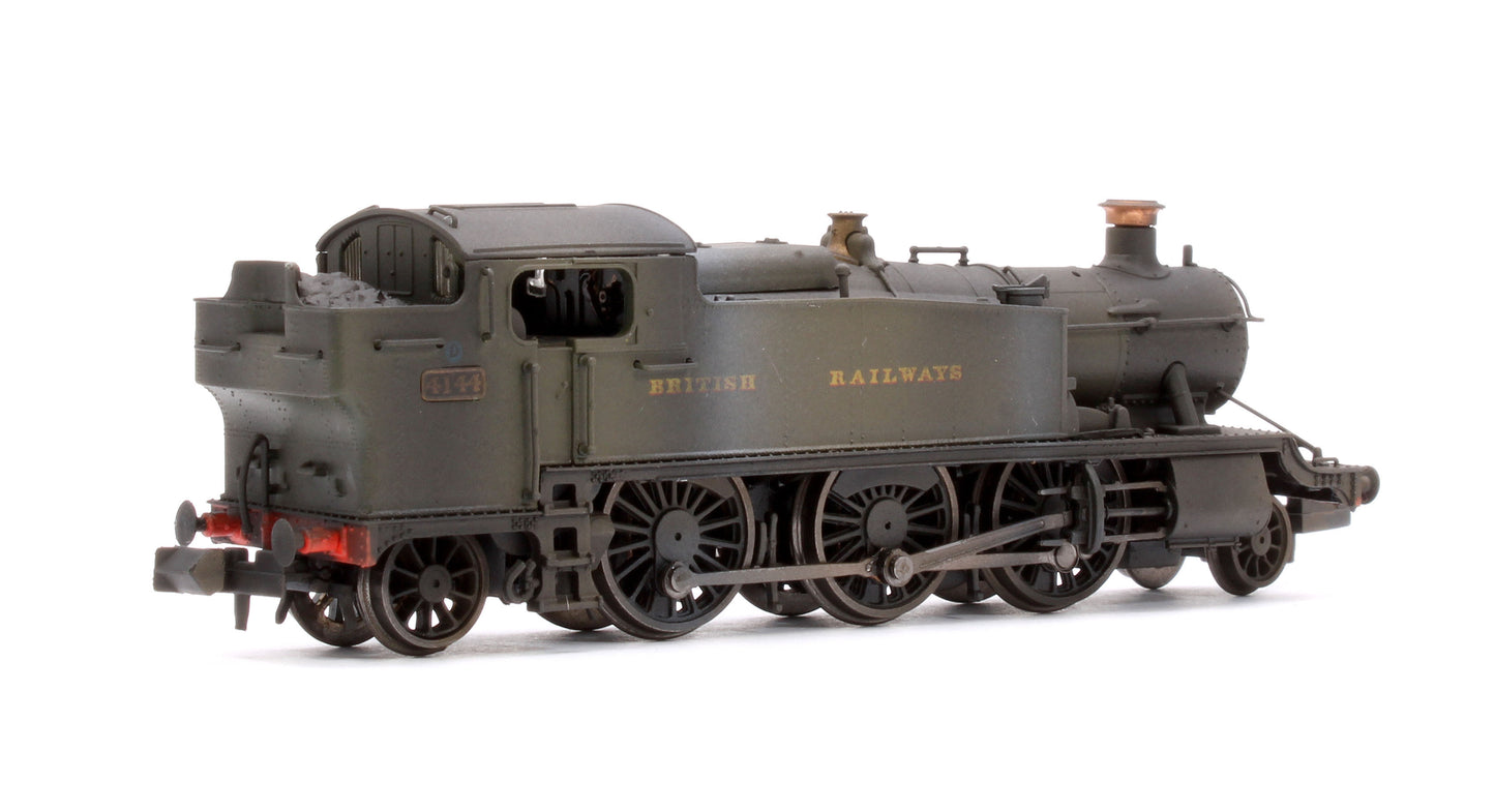 Custom Weathering Class 5101 Large Prairie British Railways BR Green 2-6-2 Tank Locomotive No.4144