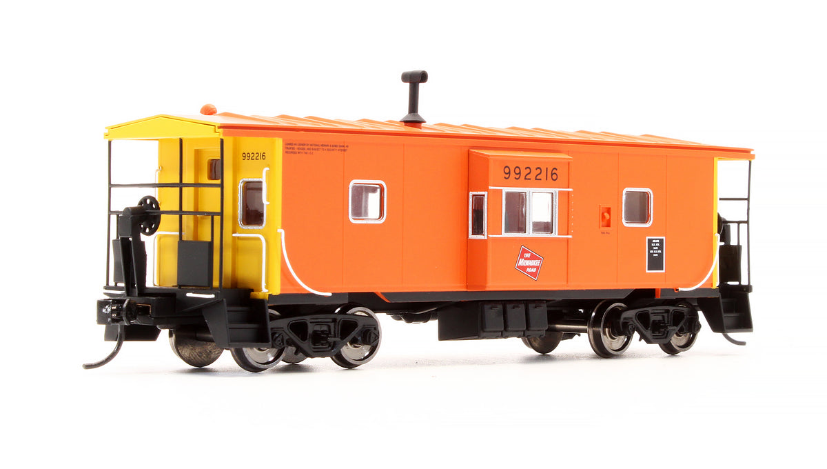 Pre-Owned 920-103303 39' International Steel Bay Window Caboose Milwaukee Road - Road #992216