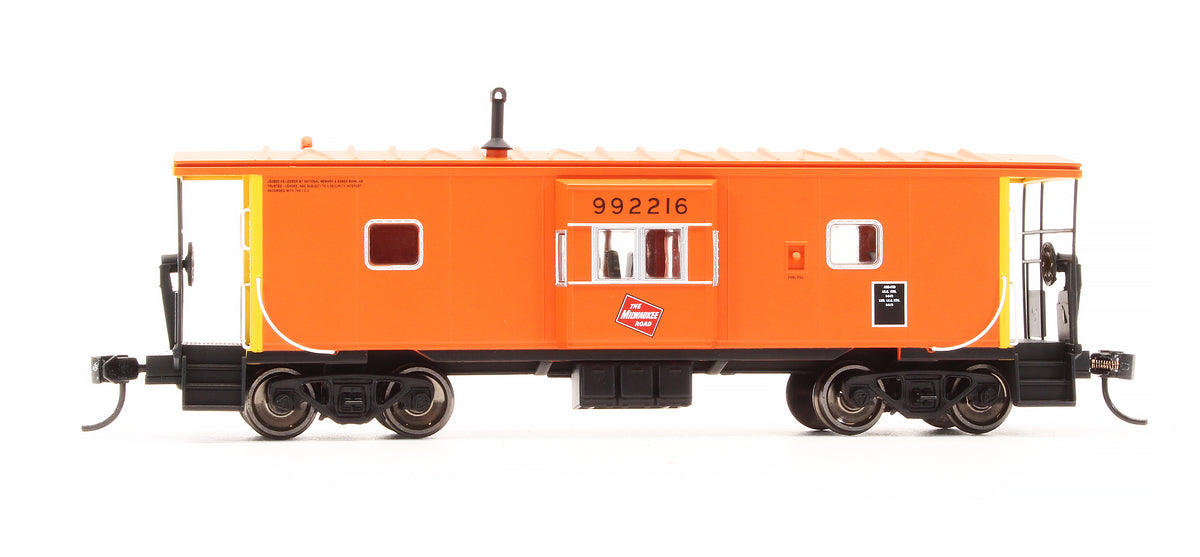 Pre-Owned 920-103303 39' International Steel Bay Window Caboose Milwaukee Road - Road #992216