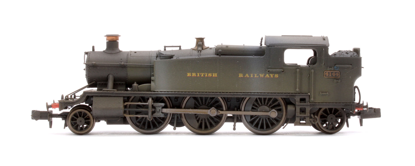 Custom Weathering Class 5101 Large Prairie British Railways BR Green 2-6-2 Tank Locomotive No.4144