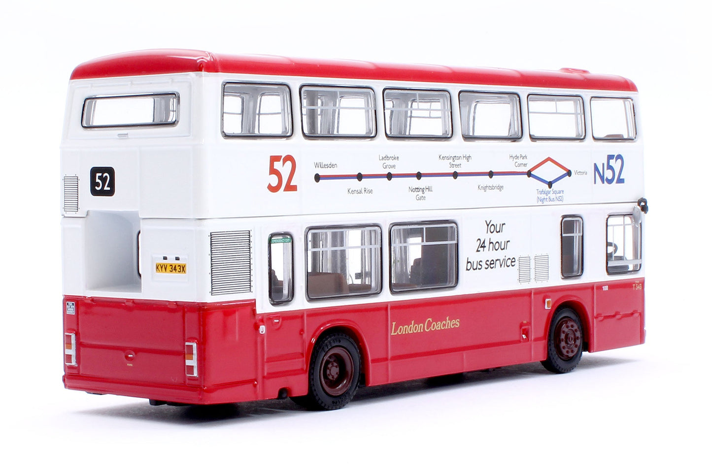 Leyland Titan B15 London Coaches T343 Route 52 Victoria Bus Station