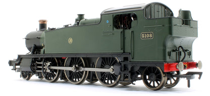 Pre-Owned Large Prairie 2-6-2 Tank Locomotive #5108 in GWR Green Shirt Button Roundel - DCC Fitted