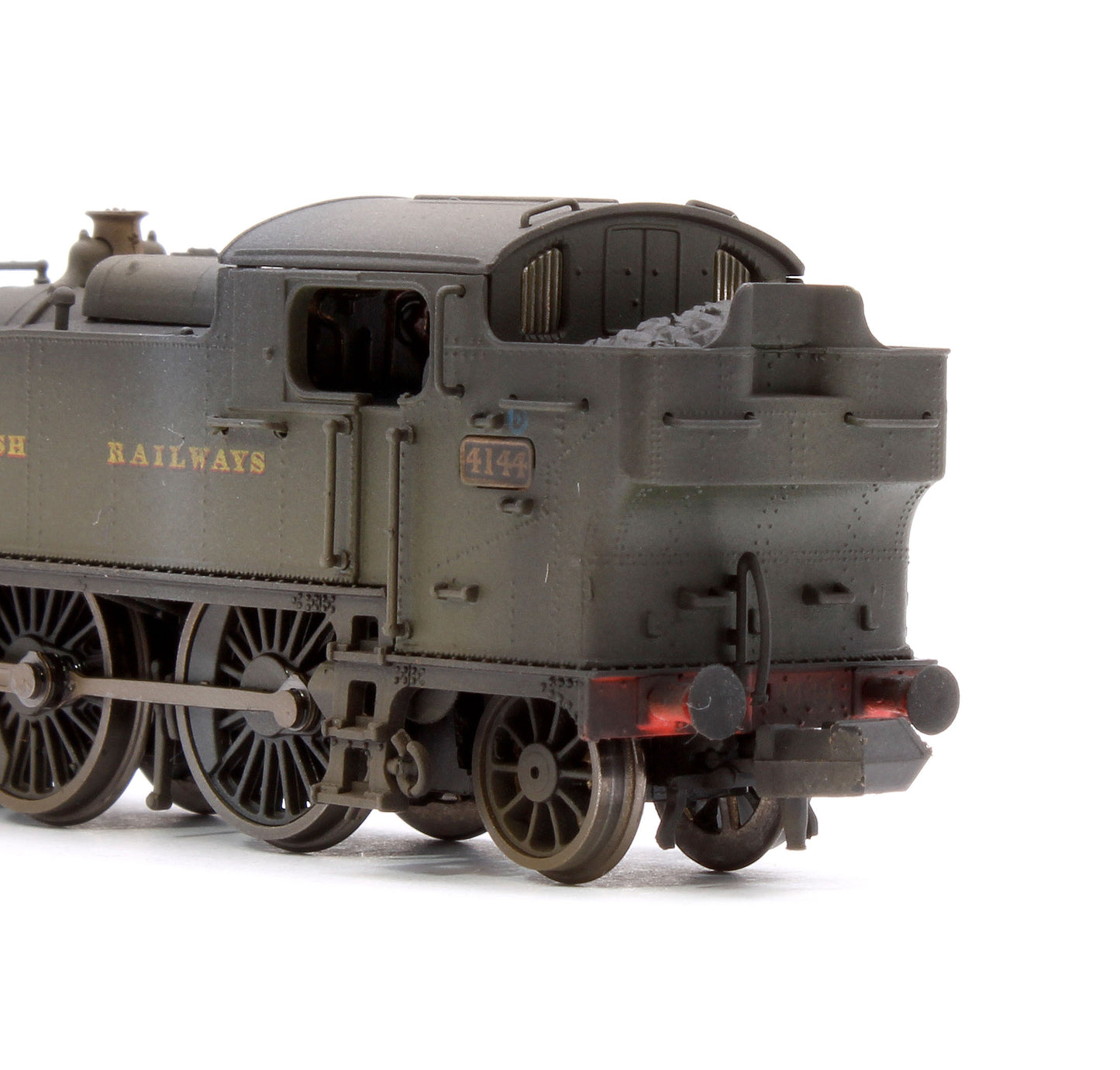 Custom Weathering Class 5101 Large Prairie British Railways BR Green 2-6-2 Tank Locomotive No.4144