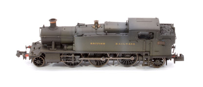 Custom Weathering Class 5101 Large Prairie British Railways BR Green 2-6-2 Tank Locomotive No.4144