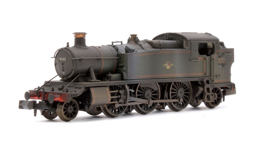 Custom Weathered Class 5101 Large Prairie British Railways BR Lined Green (Late Crest) 2-6-2 Tank Locomotive No.4141