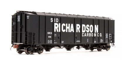 Pre-Owned SXT30268 Thrall 5750cf Carbon Black Covered Hopper (Late 70s Body 28 Hatch) Sid Richardson Co SRCX - Road #908