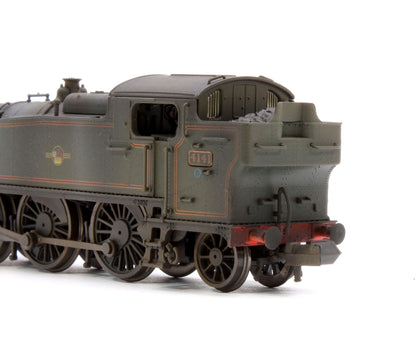 Custom Weathered Class 5101 Large Prairie British Railways BR Lined Green (Late Crest) 2-6-2 Tank Locomotive No.4141