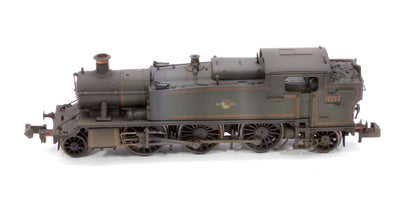 Custom Weathered Class 5101 Large Prairie British Railways BR Lined Green (Late Crest) 2-6-2 Tank Locomotive No.4141