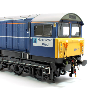 Class 58 Mainline Blue 58021 Hither Green Depot Diesel Locomotive