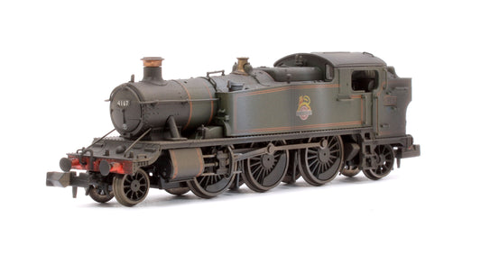 Custom Weathered Class 5101 Large Prairie British Railways BR Lined Green (Early Crest) 2-6-2 Tank Locomotive No.4167