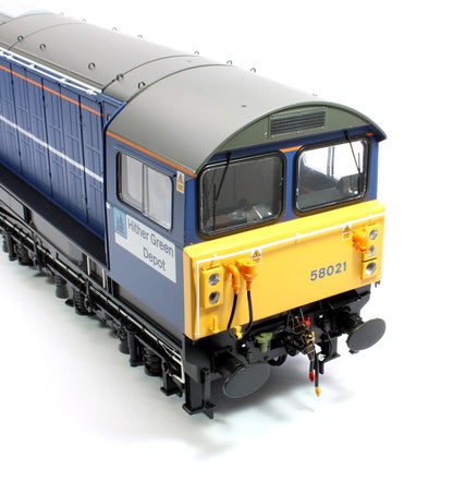 Class 58 Mainline Blue 58021 Hither Green Depot Diesel Locomotive