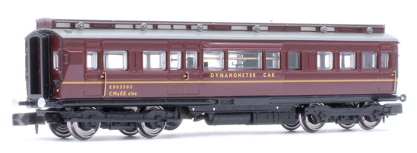 BR Lined Maroon Dynamometer Car E902502