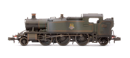 Custom Weathered Class 5101 Large Prairie British Railways BR Lined Green (Early Crest) 2-6-2 Tank Locomotive No.4167