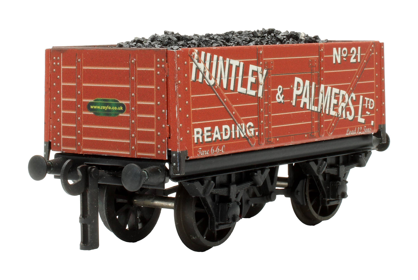 Pre-Owned 7 Plank Wagon Huntley & Palmers 'No. 21'