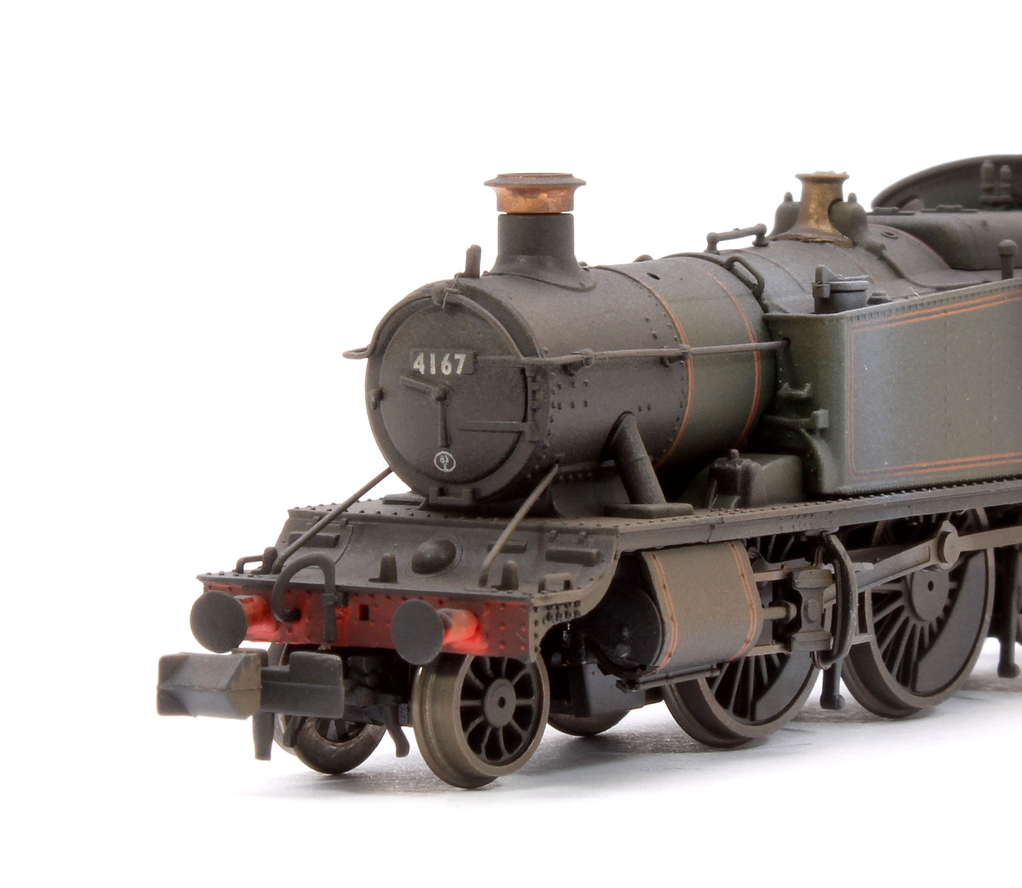 Custom Weathered Class 5101 Large Prairie British Railways BR Lined Green (Early Crest) 2-6-2 Tank Locomotive No.4167