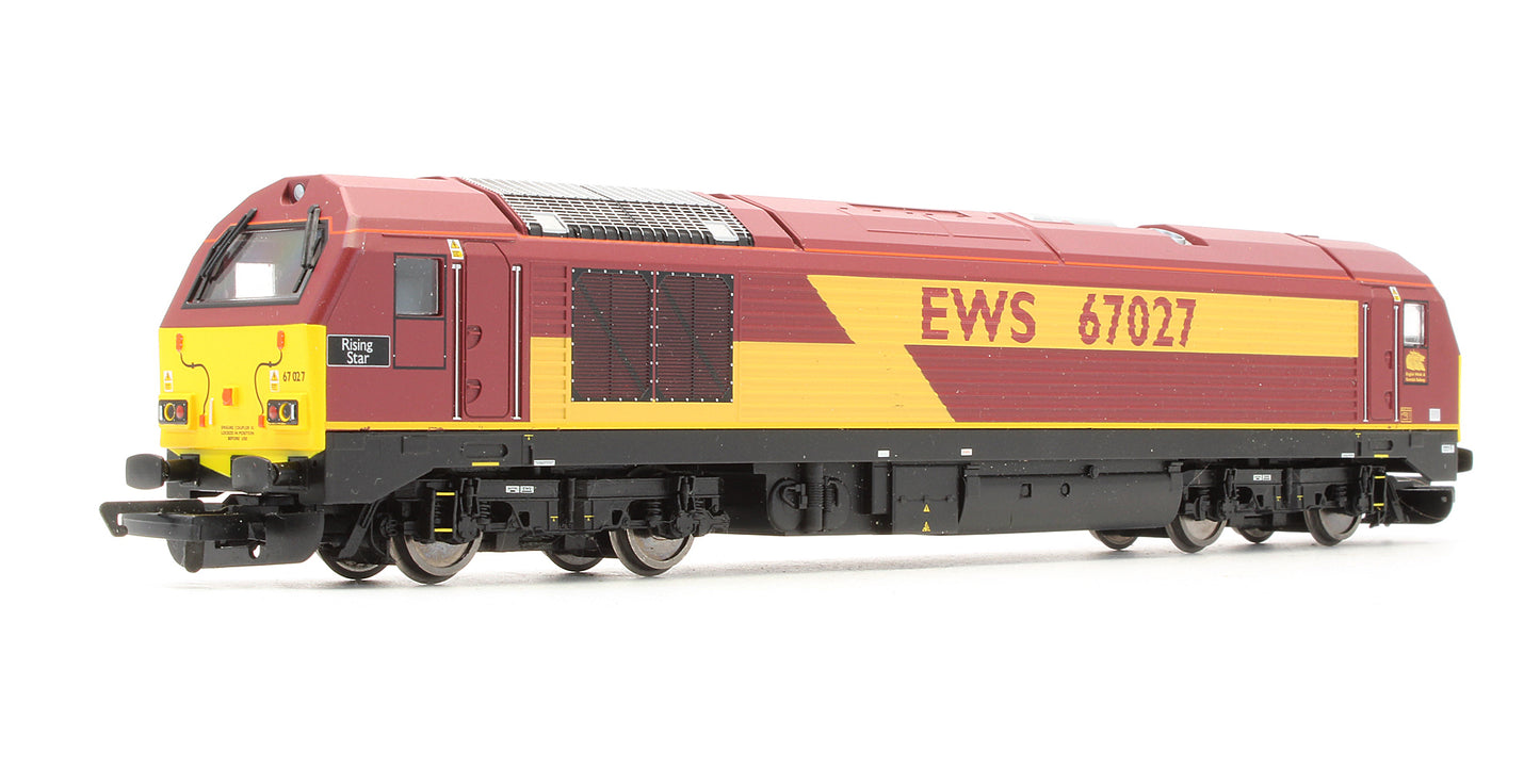 Pre-Owned EWS Class 67027 'Rising Star' Diesel Locomotive - DCC Sound