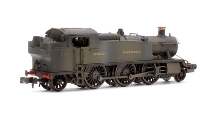 Custom Weathered Class 5101 Large Prairie Great Western GWR Green 2-6-2 Tank Locomotive No.5164