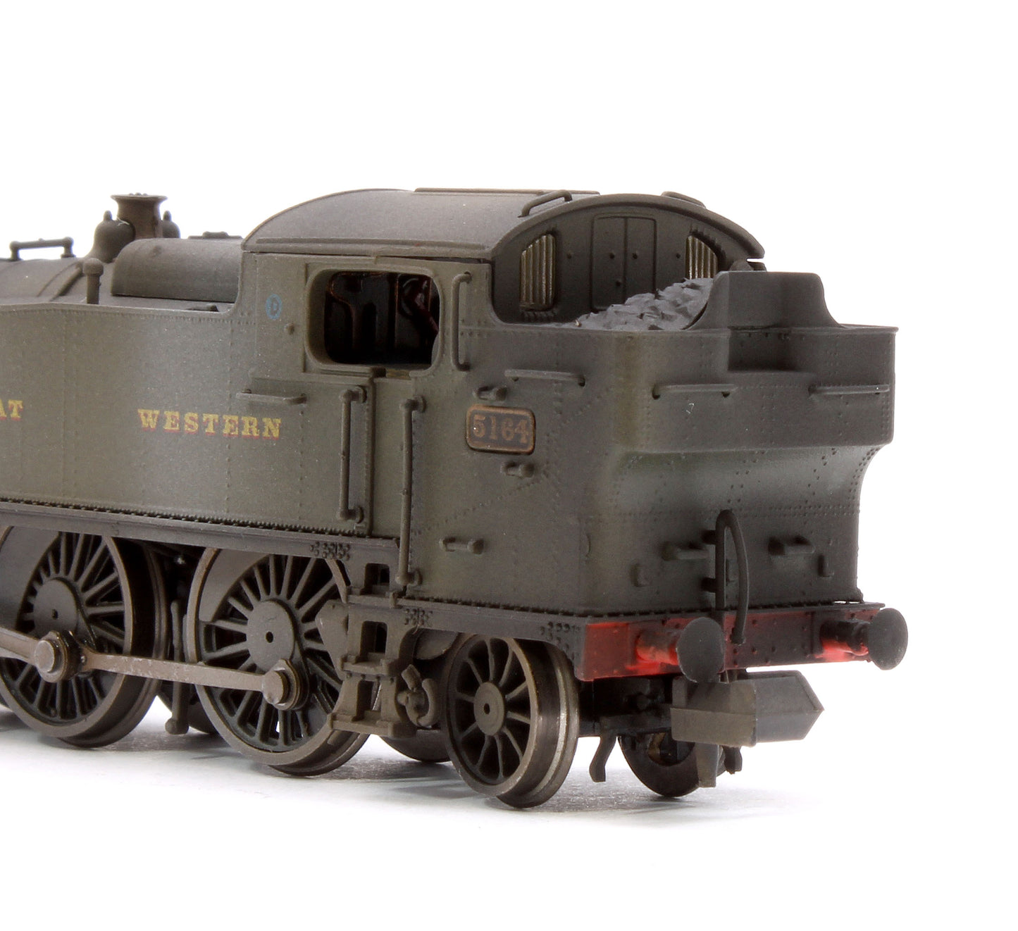 Custom Weathered Class 5101 Large Prairie Great Western GWR Green 2-6-2 Tank Locomotive No.5164