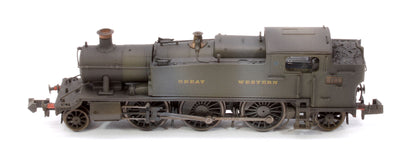 Custom Weathered Class 5101 Large Prairie Great Western GWR Green 2-6-2 Tank Locomotive No.5164