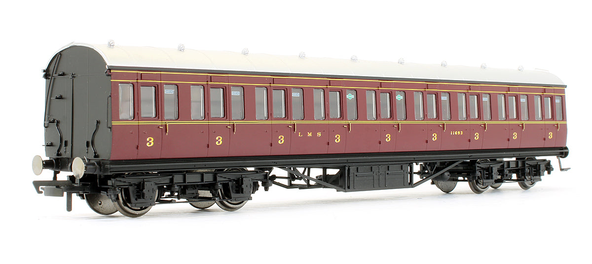 Pre-Owned R4657 LMS Non Corridor 3rd Class Coach '11693'
