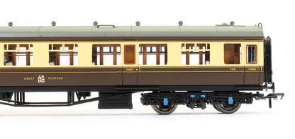 Pre-Owned GWR Chocolate & Cream 60ft Collett 1st & 3rd Composite Coach '7318'