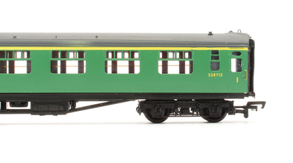 34-550 Pre-Owned BR Malachite Green 63ft Bulleid Corridor Composite Coach 'S5871S'