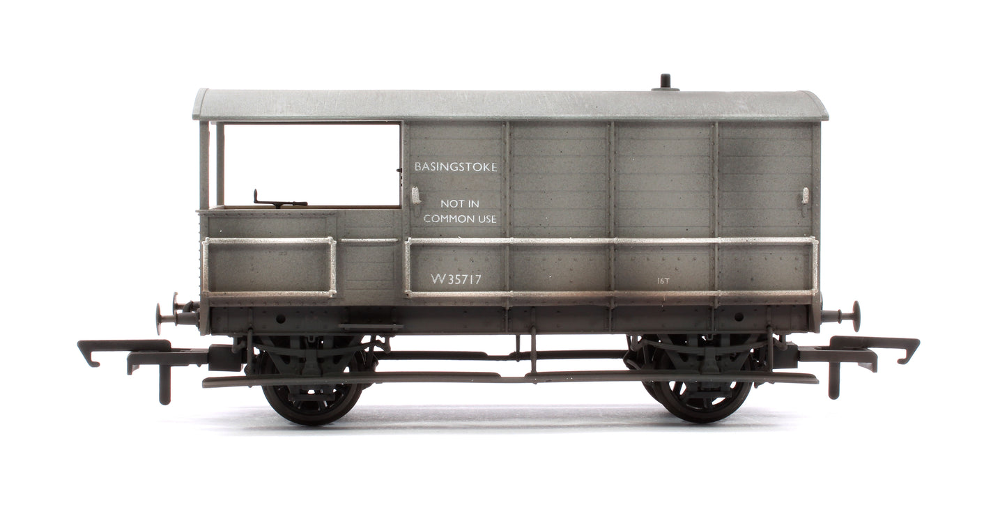 Toad Brake Van BR Toad 4 Wheel Basingstoke 35717 - Weathered