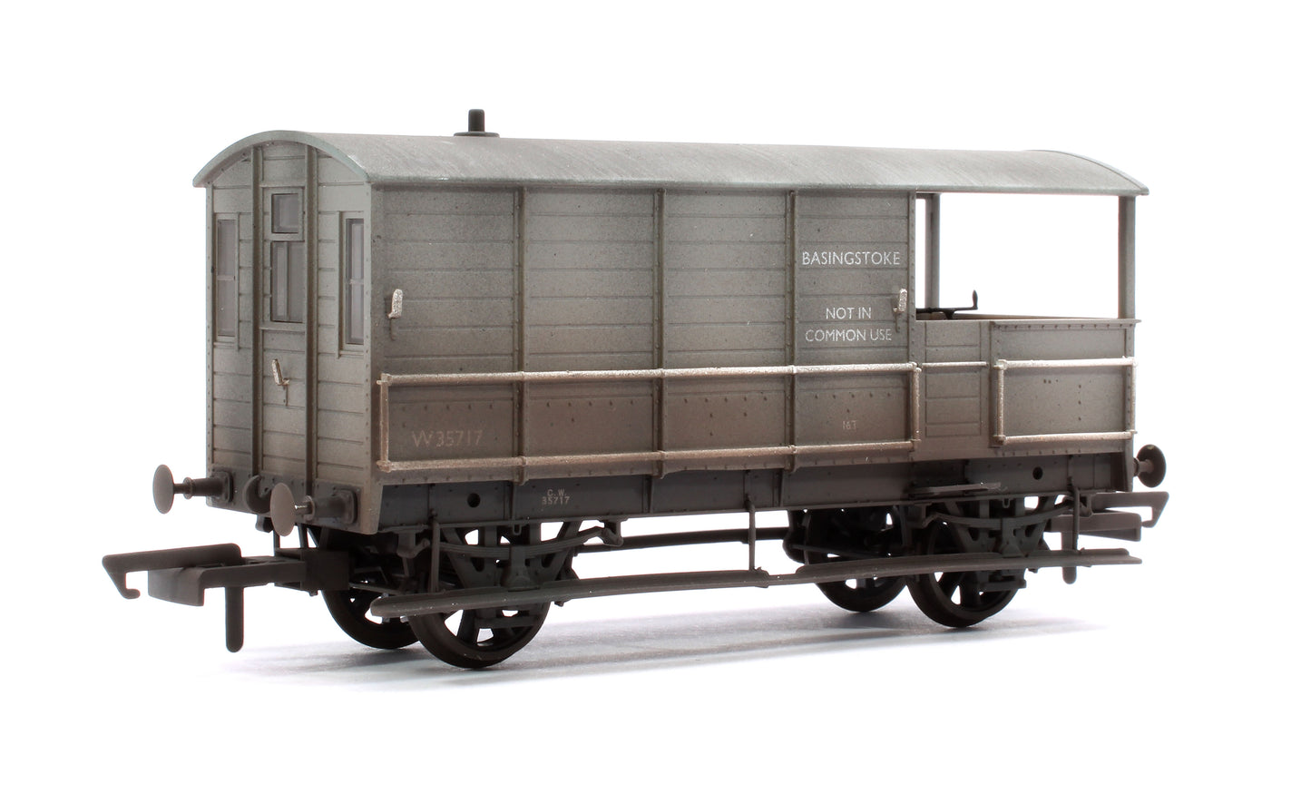 Toad Brake Van BR Toad 4 Wheel Basingstoke 35717 - Weathered