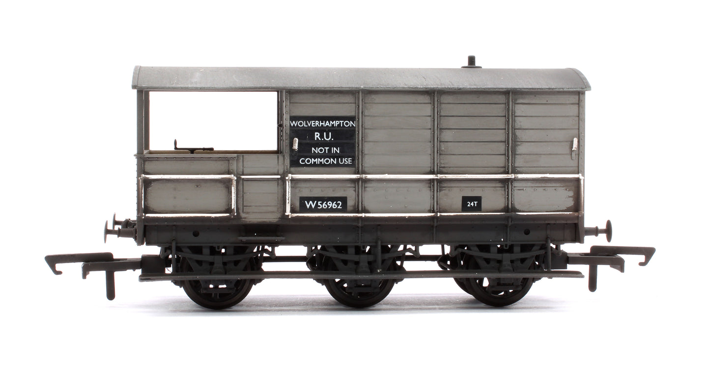 Toad Brake Van BR 6 Wheel Wolverhampton 56962 - Weathered