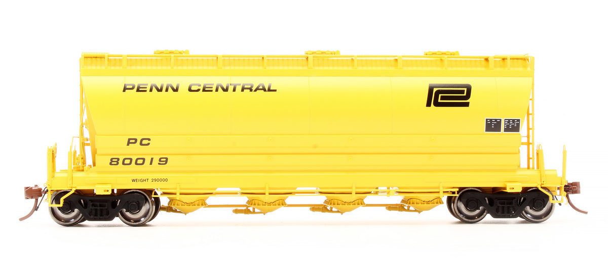 Pre-Owned 133009-1 ACF Flexi-Flo Hopper Scale Test Car Penn Central - Road #80019